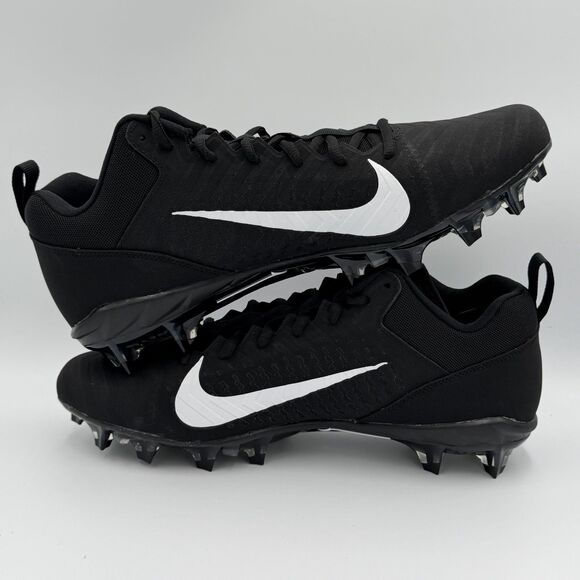 Nike Alpha Menace Pro 2 Low Football Cleats Black White Men\'s Size 12 main image 5